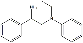 N-(2-amino-2-phenylethyl)-N-ethyl-N-phenylamine 结构式