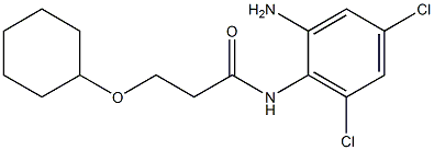  N-(2-amino-4,6-dichlorophenyl)-3-(cyclohexyloxy)propanamide