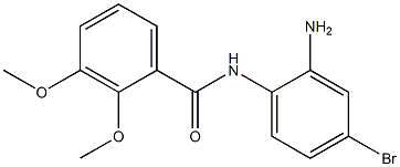 N-(2-amino-4-bromophenyl)-2,3-dimethoxybenzamide,,结构式
