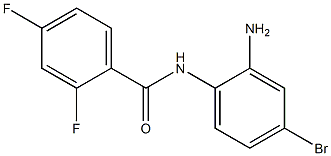 N-(2-amino-4-bromophenyl)-2,4-difluorobenzamide Struktur