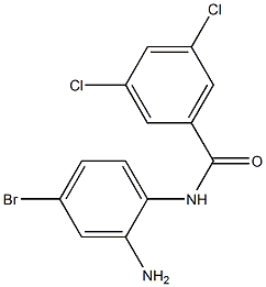 N-(2-amino-4-bromophenyl)-3,5-dichlorobenzamide Struktur