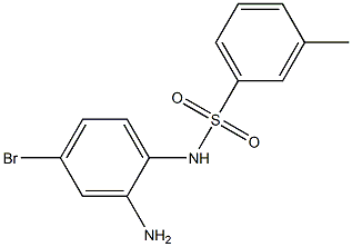 N-(2-amino-4-bromophenyl)-3-methylbenzene-1-sulfonamide Structure