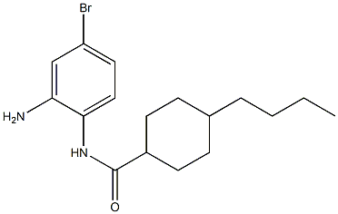 N-(2-amino-4-bromophenyl)-4-butylcyclohexane-1-carboxamide Structure