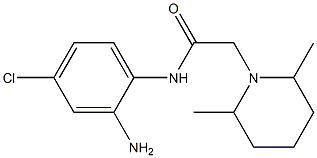 N-(2-amino-4-chlorophenyl)-2-(2,6-dimethylpiperidin-1-yl)acetamide Structure
