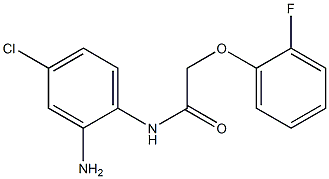 N-(2-amino-4-chlorophenyl)-2-(2-fluorophenoxy)acetamide 结构式