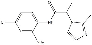 N-(2-amino-4-chlorophenyl)-2-(2-methyl-1H-imidazol-1-yl)propanamide Structure