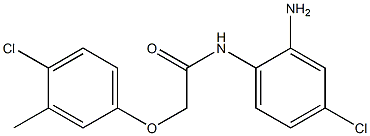 N-(2-amino-4-chlorophenyl)-2-(4-chloro-3-methylphenoxy)acetamide Structure