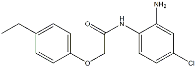 N-(2-amino-4-chlorophenyl)-2-(4-ethylphenoxy)acetamide Struktur