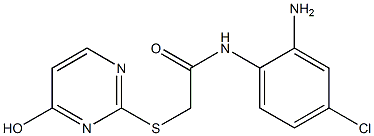 N-(2-amino-4-chlorophenyl)-2-[(4-hydroxypyrimidin-2-yl)sulfanyl]acetamide Structure