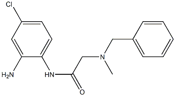 N-(2-amino-4-chlorophenyl)-2-[benzyl(methyl)amino]acetamide Structure