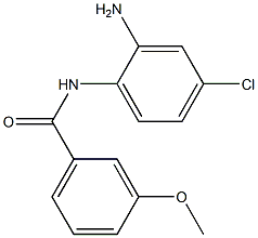 N-(2-amino-4-chlorophenyl)-3-methoxybenzamide,,结构式