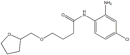 N-(2-amino-4-chlorophenyl)-4-(oxolan-2-ylmethoxy)butanamide 化学構造式