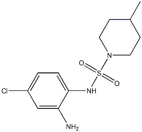 N-(2-amino-4-chlorophenyl)-4-methylpiperidine-1-sulfonamide Structure