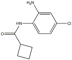 N-(2-amino-4-chlorophenyl)cyclobutanecarboxamide 化学構造式