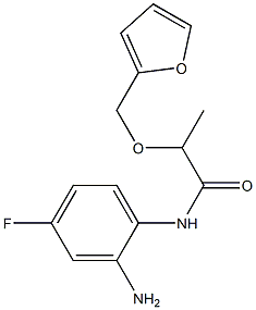  N-(2-amino-4-fluorophenyl)-2-(2-furylmethoxy)propanamide