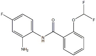 N-(2-amino-4-fluorophenyl)-2-(difluoromethoxy)benzamide Structure