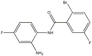 N-(2-amino-4-fluorophenyl)-2-bromo-5-fluorobenzamide Structure