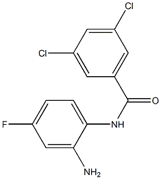 N-(2-amino-4-fluorophenyl)-3,5-dichlorobenzamide Struktur