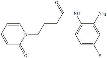 N-(2-amino-4-fluorophenyl)-4-(2-oxopyridin-1(2H)-yl)butanamide Structure