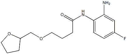 N-(2-amino-4-fluorophenyl)-4-(oxolan-2-ylmethoxy)butanamide