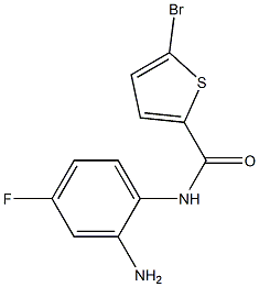 N-(2-amino-4-fluorophenyl)-5-bromothiophene-2-carboxamide Structure