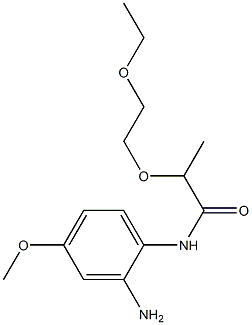 N-(2-amino-4-methoxyphenyl)-2-(2-ethoxyethoxy)propanamide Structure
