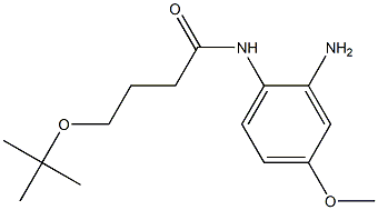 N-(2-amino-4-methoxyphenyl)-4-(tert-butoxy)butanamide,,结构式