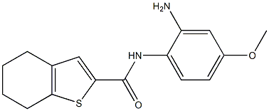 N-(2-amino-4-methoxyphenyl)-4,5,6,7-tetrahydro-1-benzothiophene-2-carboxamide Structure