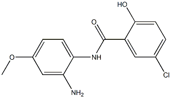 N-(2-amino-4-methoxyphenyl)-5-chloro-2-hydroxybenzamide Struktur