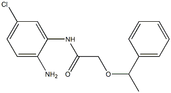 N-(2-amino-5-chlorophenyl)-2-(1-phenylethoxy)acetamide