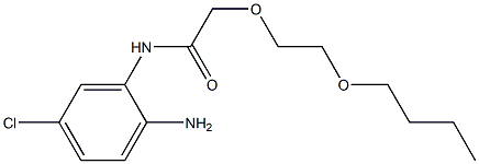 N-(2-amino-5-chlorophenyl)-2-(2-butoxyethoxy)acetamide Struktur