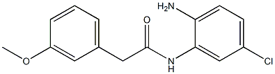  N-(2-amino-5-chlorophenyl)-2-(3-methoxyphenyl)acetamide