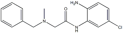 N-(2-amino-5-chlorophenyl)-2-[benzyl(methyl)amino]acetamide Structure