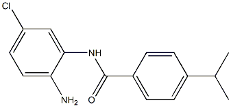 N-(2-amino-5-chlorophenyl)-4-(propan-2-yl)benzamide 化学構造式