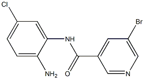 N-(2-amino-5-chlorophenyl)-5-bromopyridine-3-carboxamide Structure