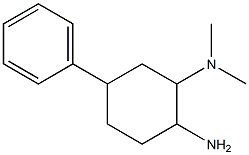 N-(2-amino-5-phenylcyclohexyl)-N,N-dimethylamine Struktur