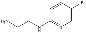 N-(2-aminoethyl)-N-(5-bromopyridin-2-yl)amine,,结构式