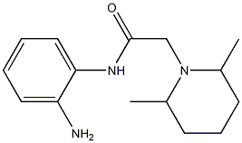 N-(2-aminophenyl)-2-(2,6-dimethylpiperidin-1-yl)acetamide Structure