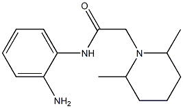 N-(2-aminophenyl)-2-(2,6-dimethylpiperidin-1-yl)acetamide 结构式