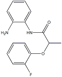 N-(2-aminophenyl)-2-(2-fluorophenoxy)propanamide Structure