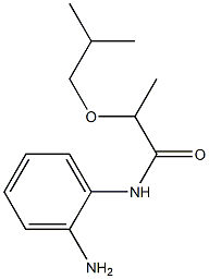 N-(2-aminophenyl)-2-(2-methylpropoxy)propanamide Struktur