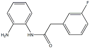 N-(2-aminophenyl)-2-(3-fluorophenyl)acetamide Structure