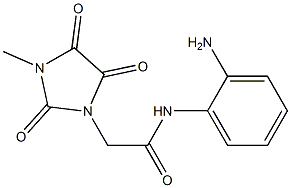 N-(2-aminophenyl)-2-(3-methyl-2,4,5-trioxoimidazolidin-1-yl)acetamide