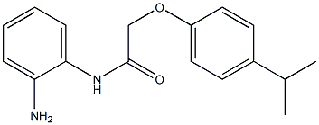 N-(2-aminophenyl)-2-(4-isopropylphenoxy)acetamide 结构式