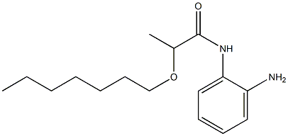 N-(2-aminophenyl)-2-(heptyloxy)propanamide Struktur