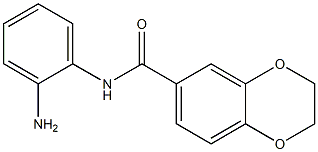 N-(2-aminophenyl)-2,3-dihydro-1,4-benzodioxine-6-carboxamide Struktur