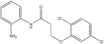 N-(2-aminophenyl)-3-(2,5-dichlorophenoxy)propanamide 化学構造式