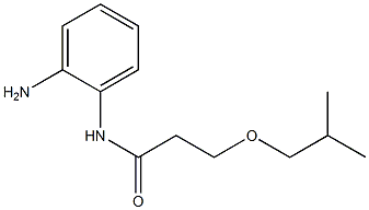 N-(2-aminophenyl)-3-(2-methylpropoxy)propanamide Structure