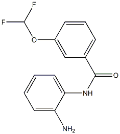 N-(2-aminophenyl)-3-(difluoromethoxy)benzamide,,结构式