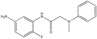 N-(5-amino-2-fluorophenyl)-2-[methyl(phenyl)amino]acetamide